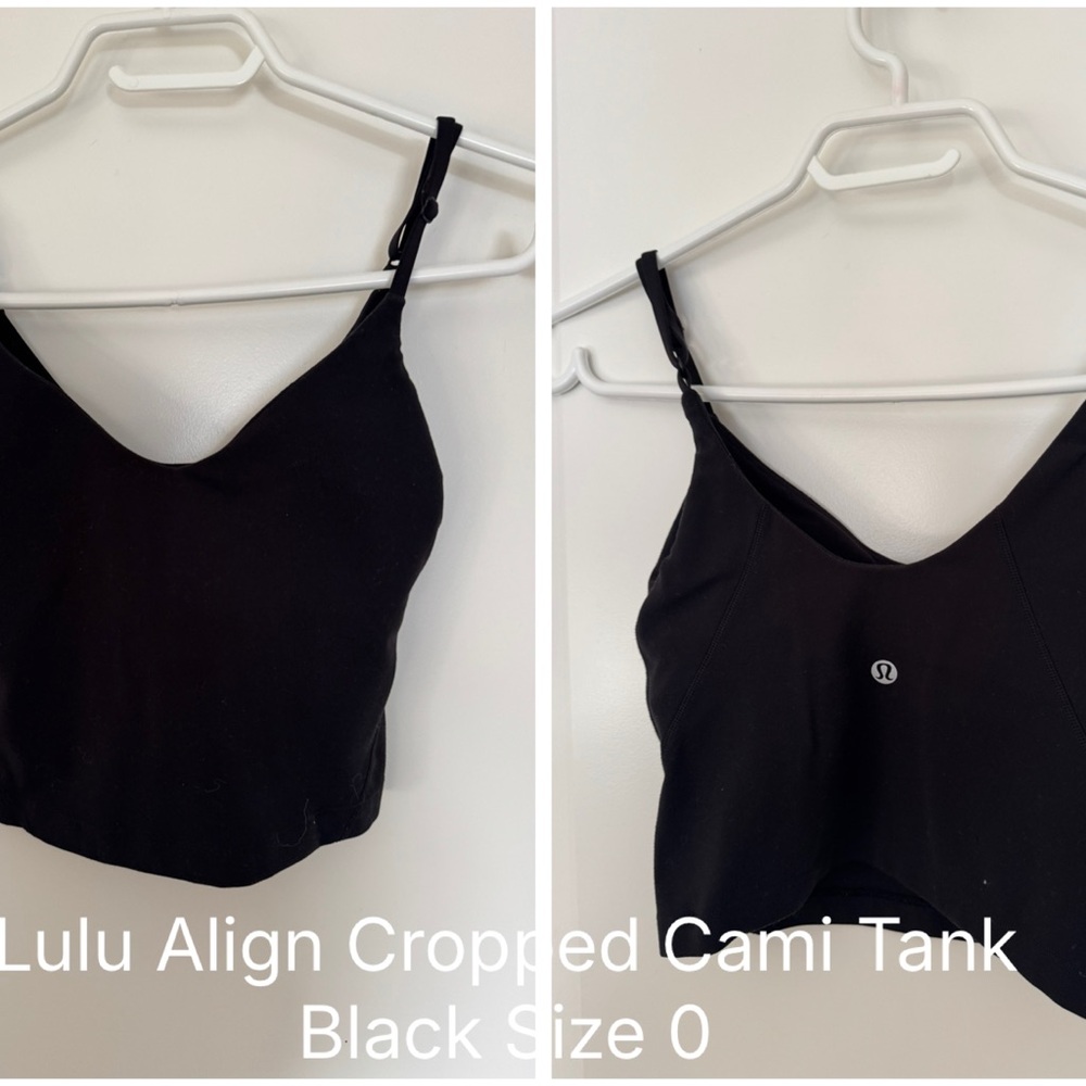 lululemon athletica Align Cropped Cami Tank - Black